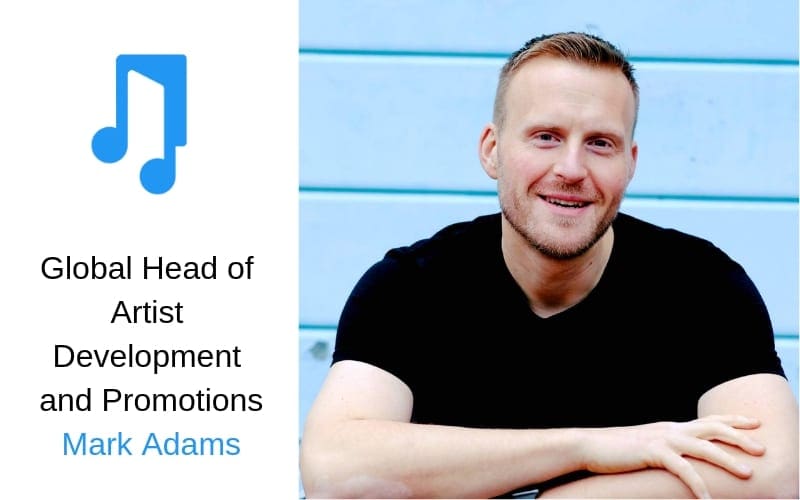 Music Promotions artist development Mark Adams