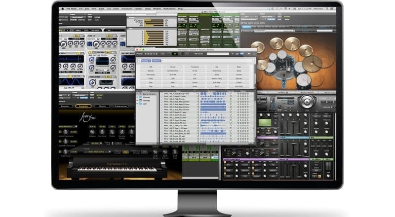 Pro Tools on Mac desktop