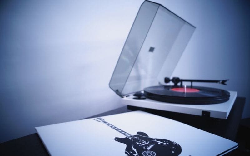 Vinyl and record player 