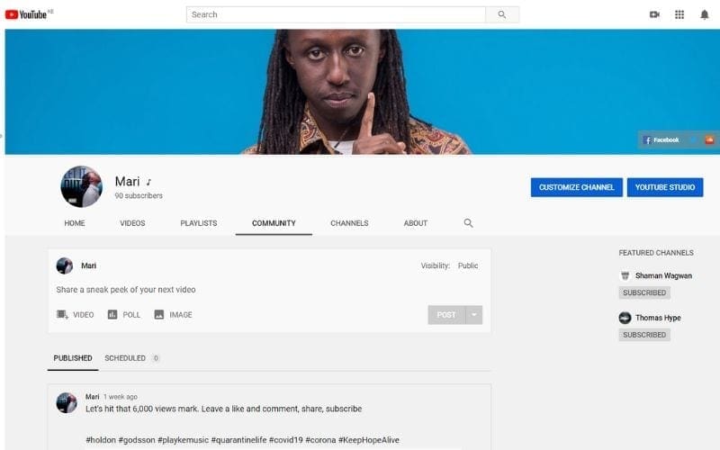 YouTube For Artists