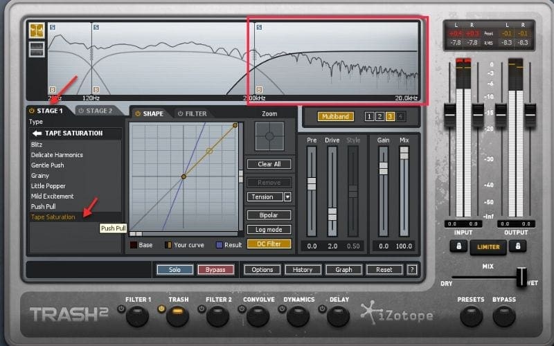 iZotope Trash 2 plugin