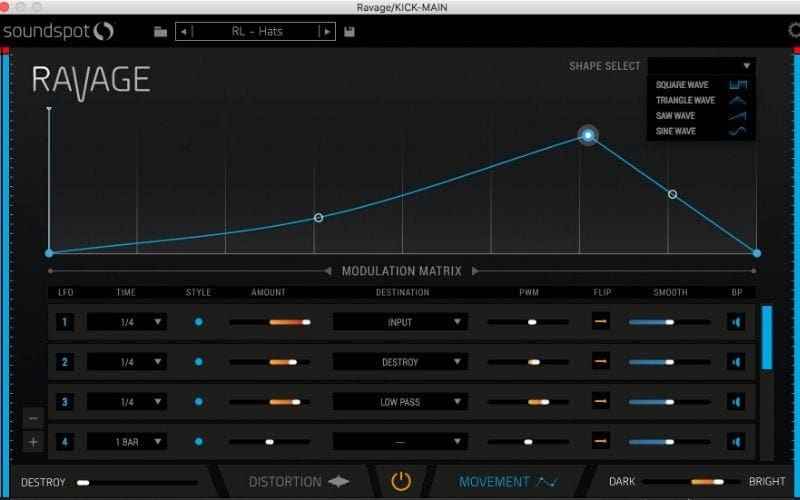Soundpot Ravage plugin waveform
