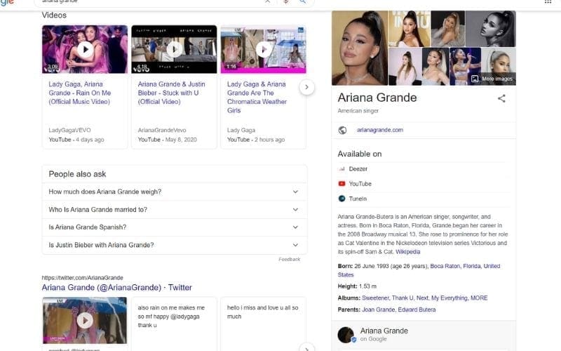 google page
