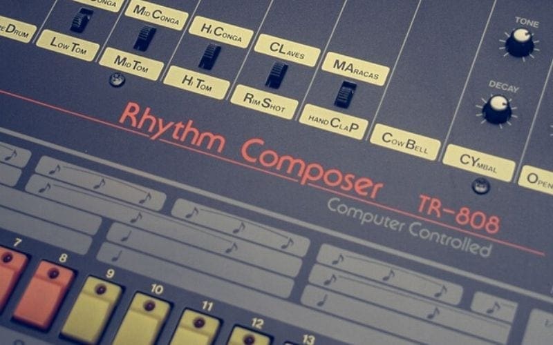 TR-808 drum machine