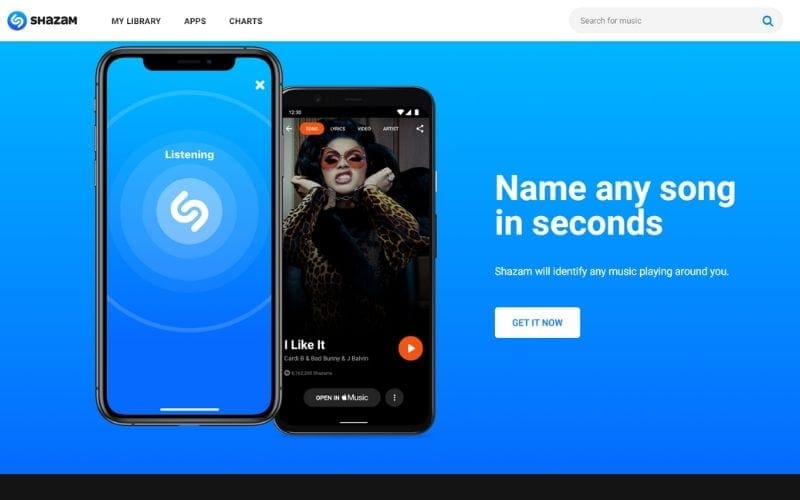Shazam music