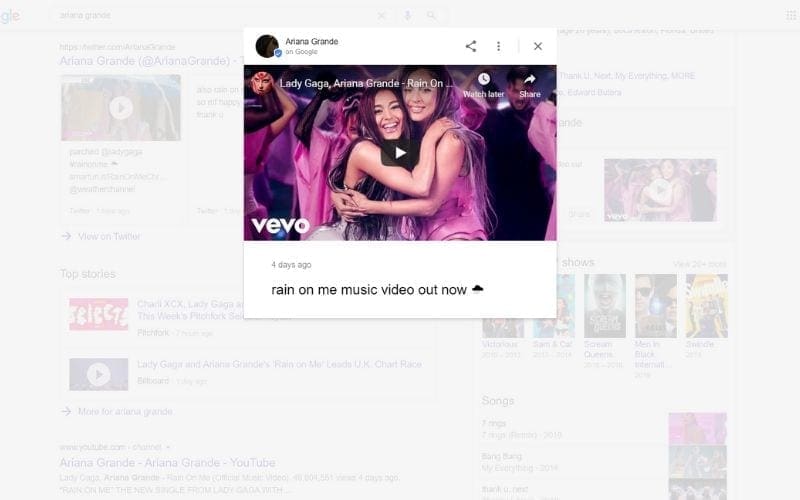 posting on google