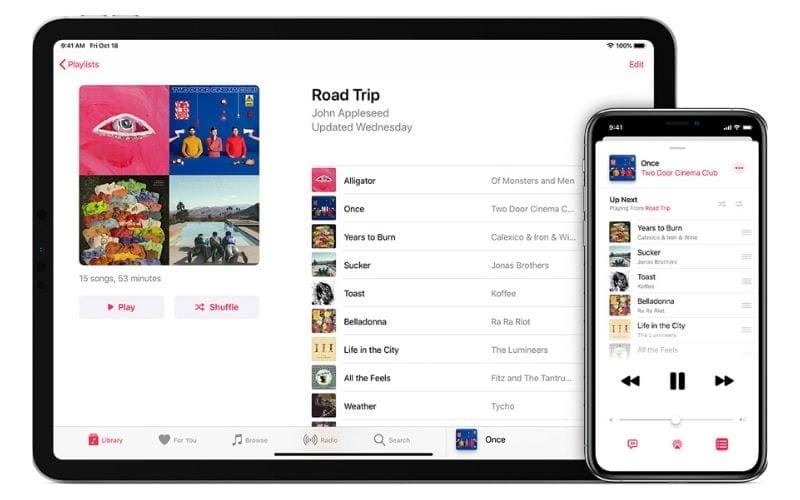 How does apple music work