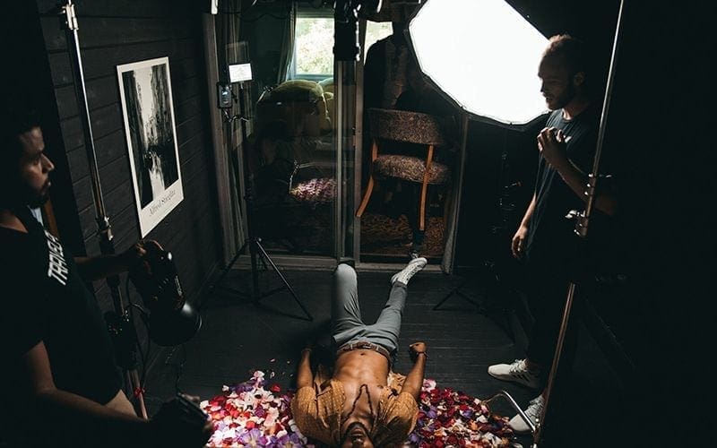 lighting music video filming