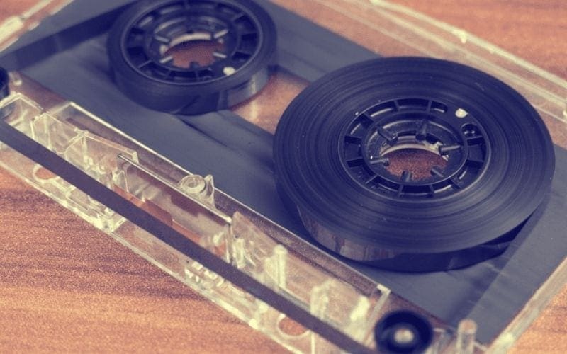 clear cassette tape cryptic carousel