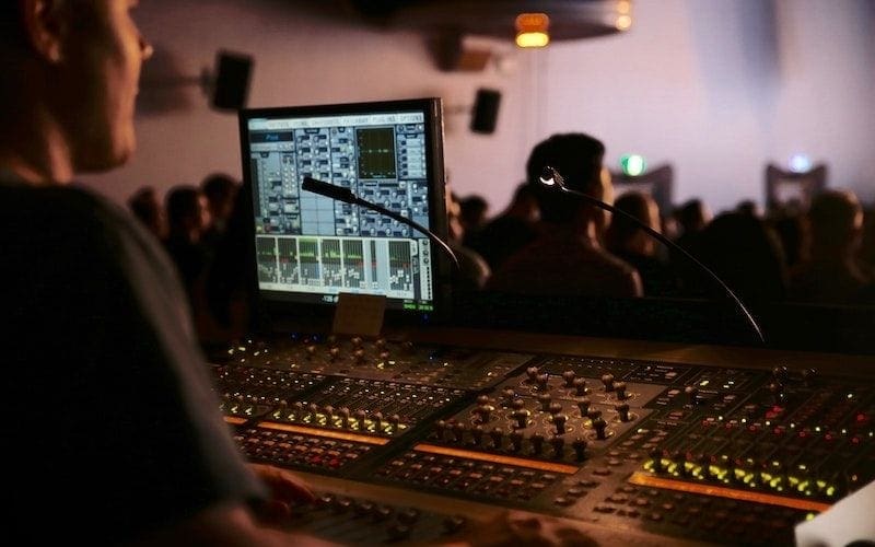 mixing desk live