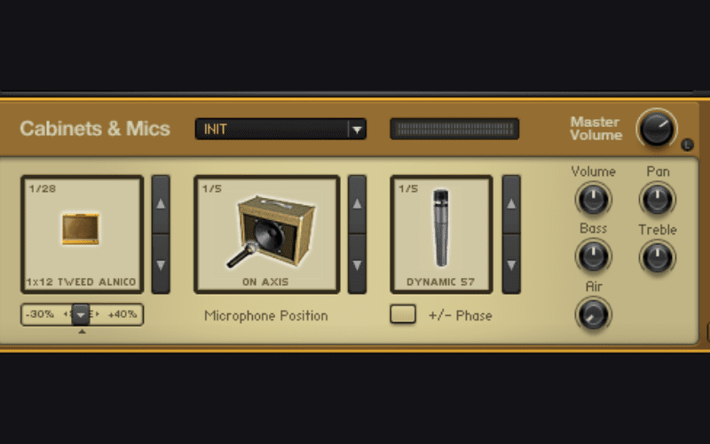 cabinets & mics