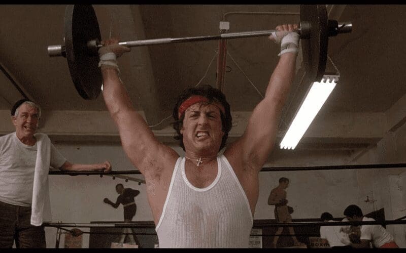 rocky training scene