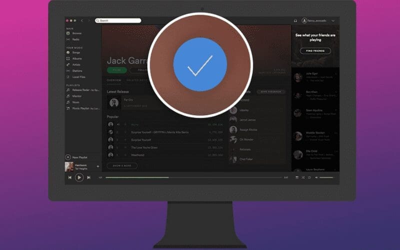 get verified on spotify