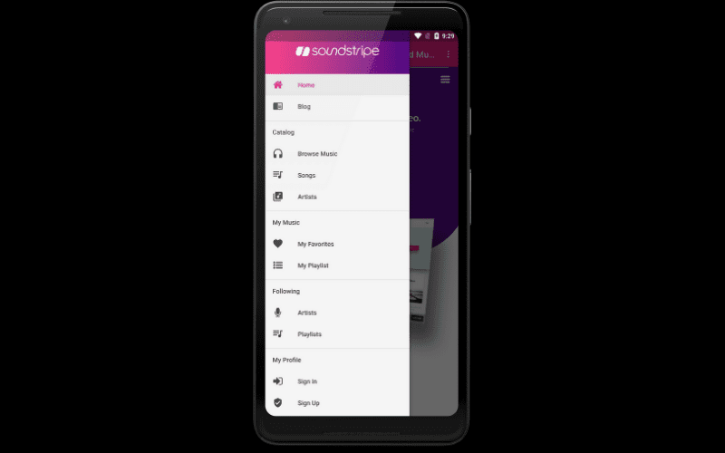 Soundstripe app