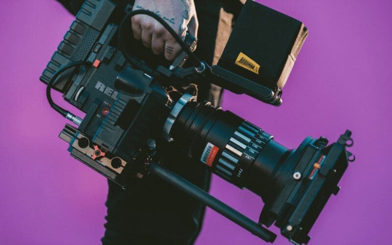 video camera for music video