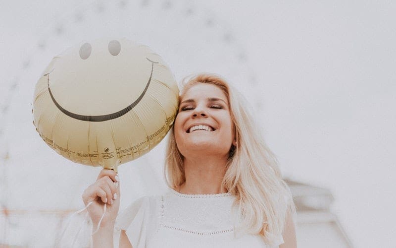 happy woman