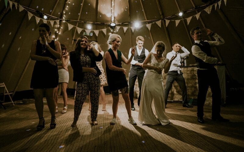 wedding guests