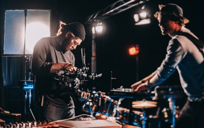 Working On Set