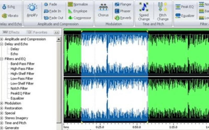 FAE media free audio editor