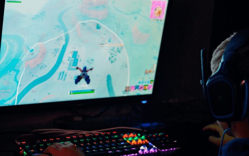 person playing a game