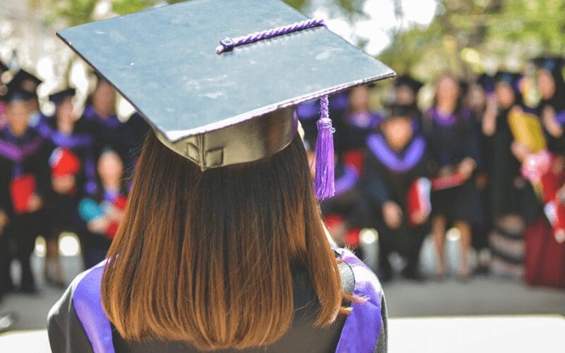 student graduating