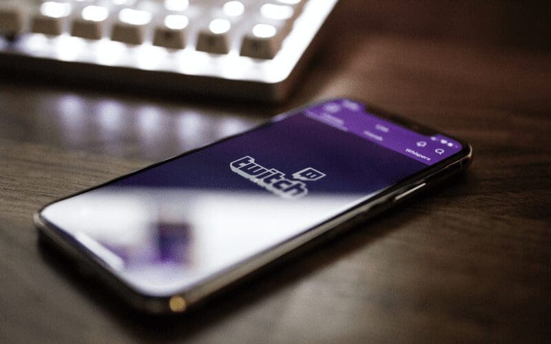 twitch on phone