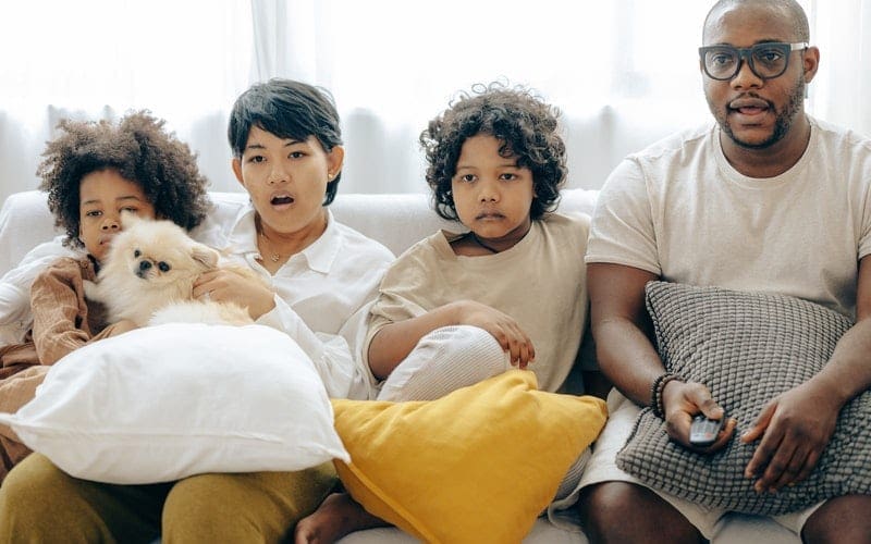 people watching tv