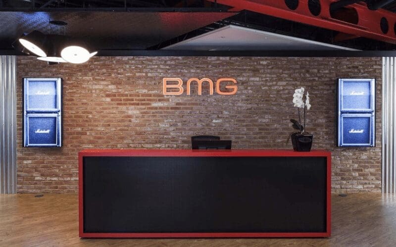 bmg music publishing reception 