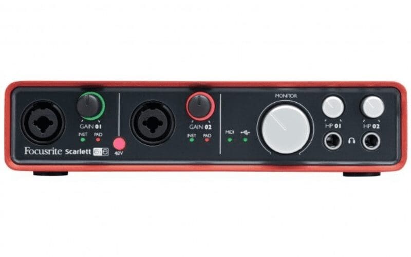 Focusrite Scarlett 6i6 | Scarlett 6i6 | Music Gateway