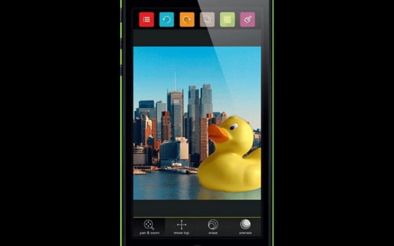 Green screen app logo