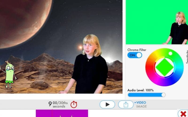 Green screen by do ink app logo