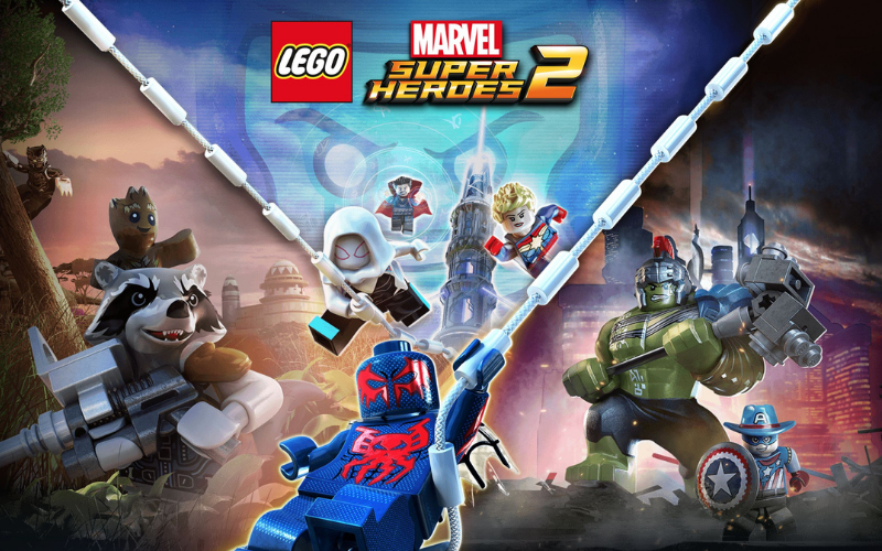 lego marvel superheroes 2 cover art