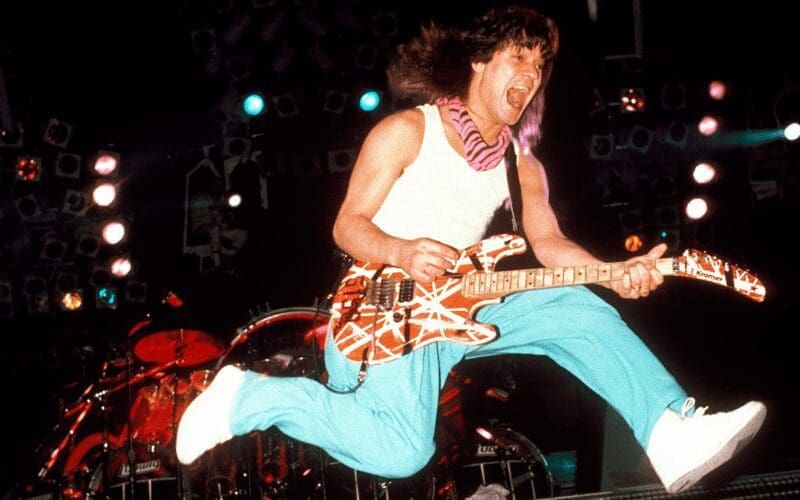 eddie van halen jump on stage
