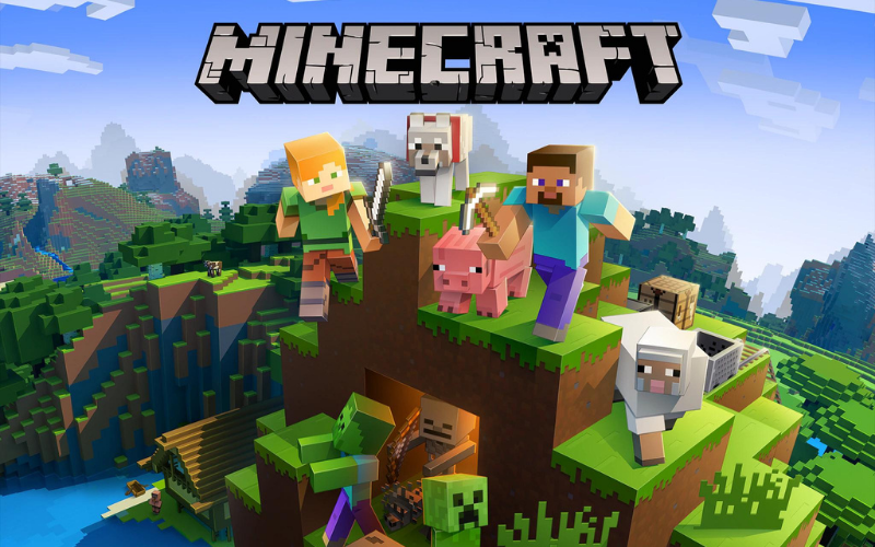 minecraft cover art 2 Player PS4 Games