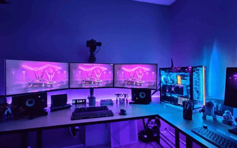 cool gaming set up