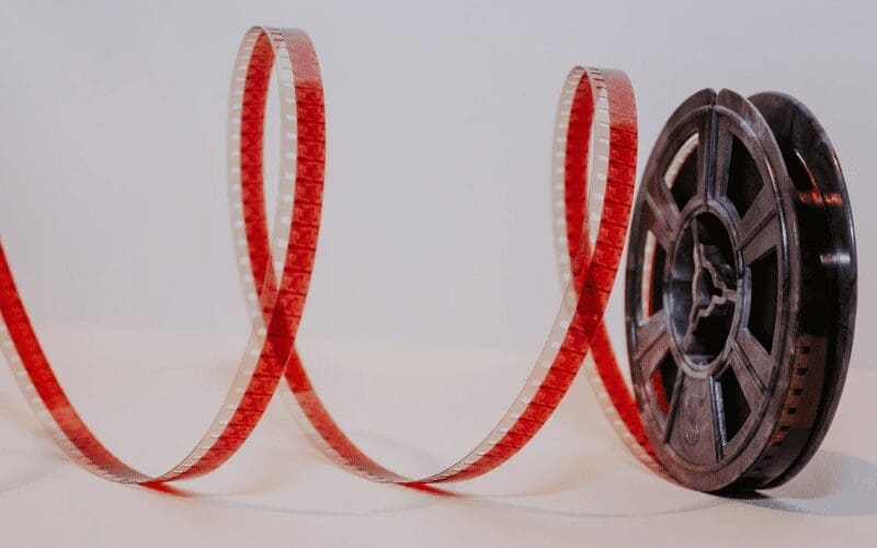 A film reel.