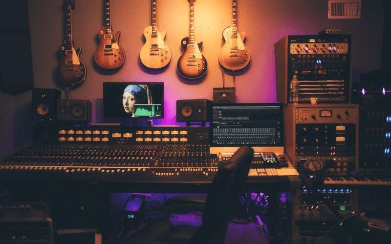 A music room or studio.