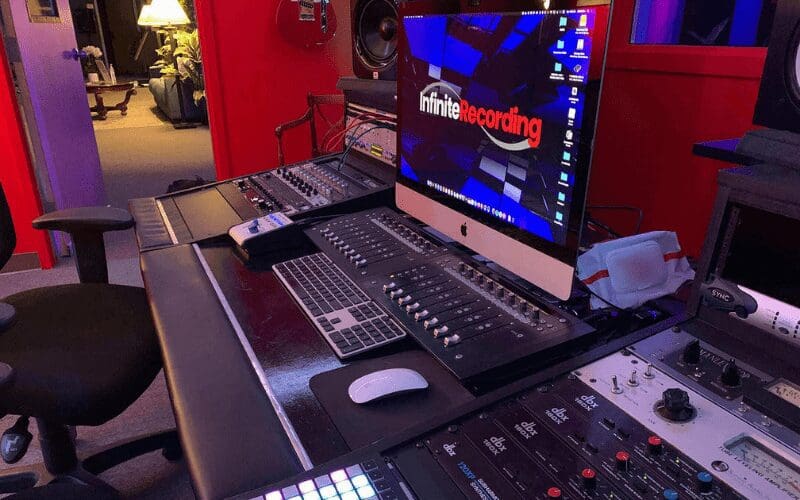 recording studio equipment