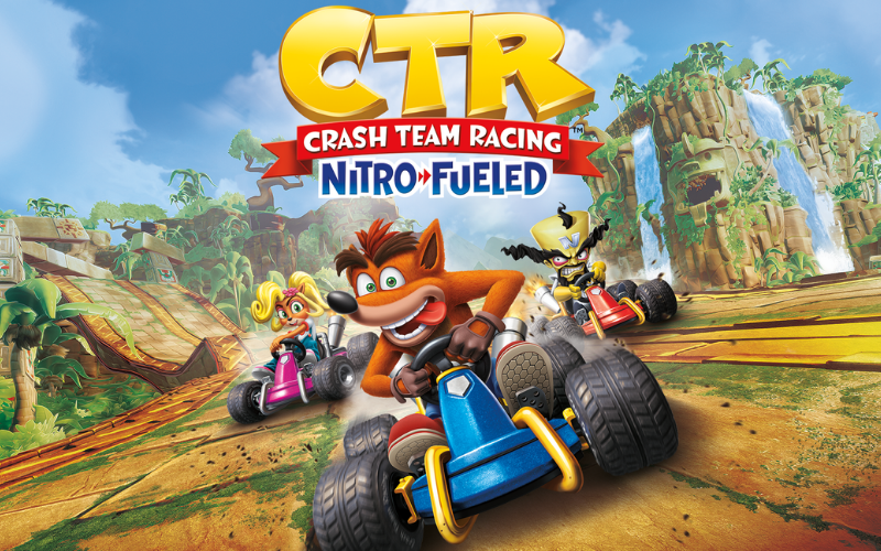 Crash team racing nitro fueled cover art