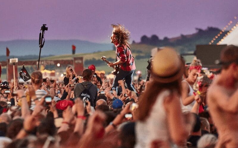dave grohl performing on stage