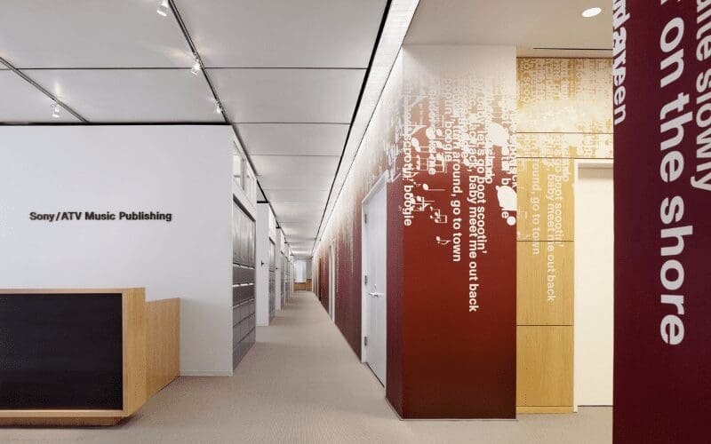 Sony/ATV Music Publishing office.