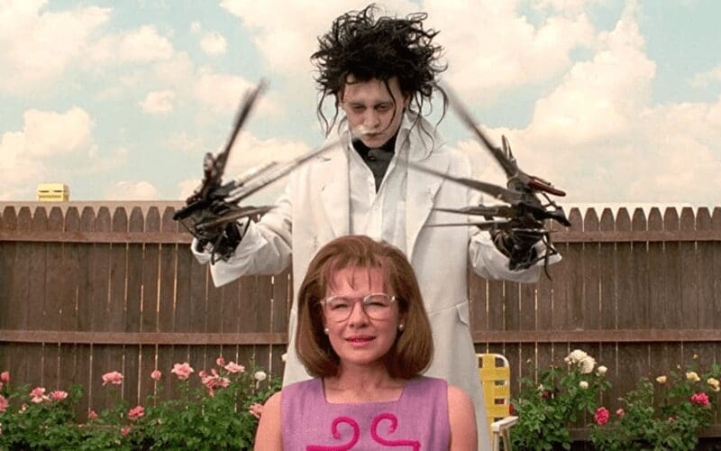 edward scissorhands cutting hair