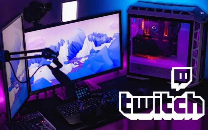 twitch computer set up