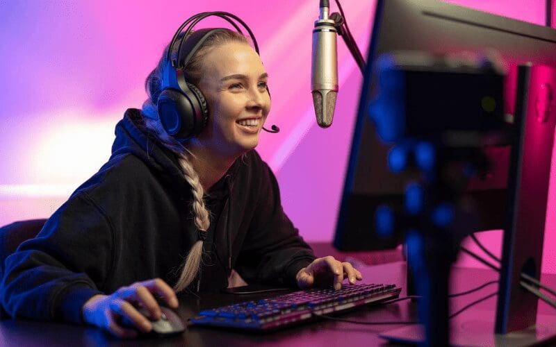 streamer with set up
