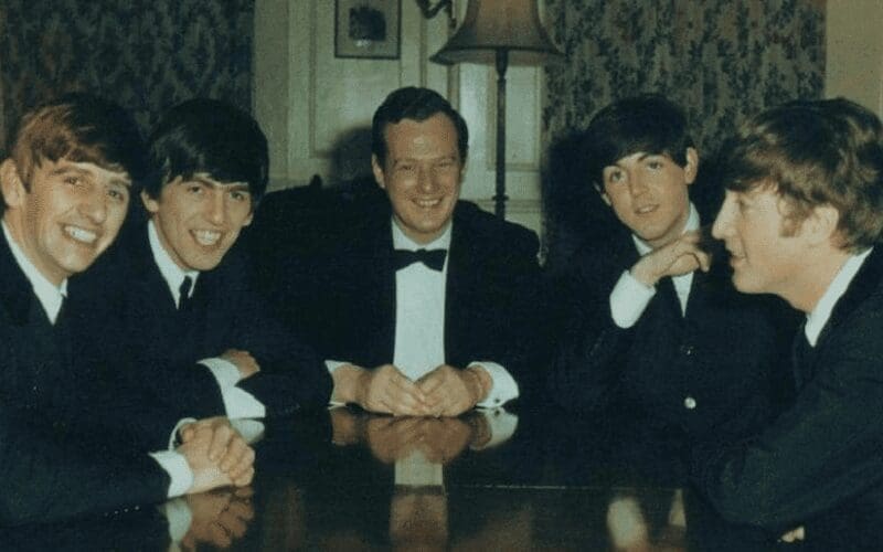 the rolling stones with their tour manager