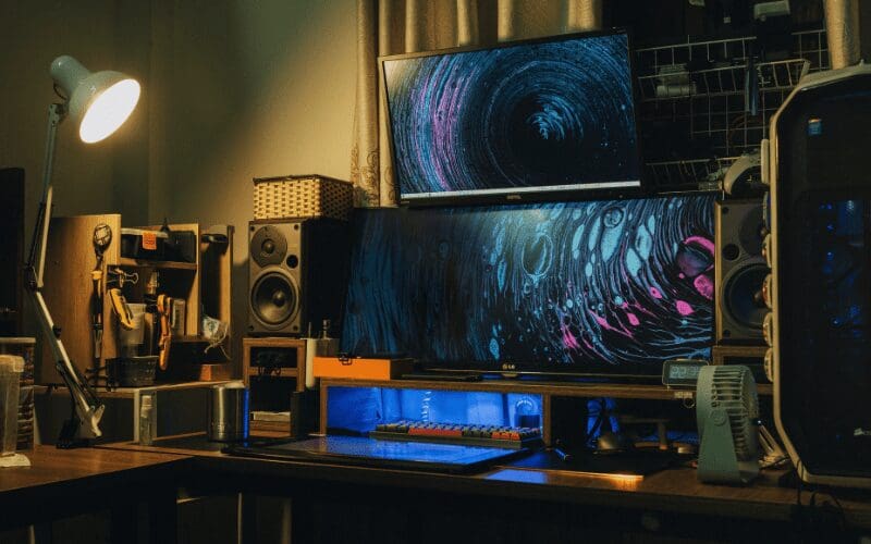 gaming set up