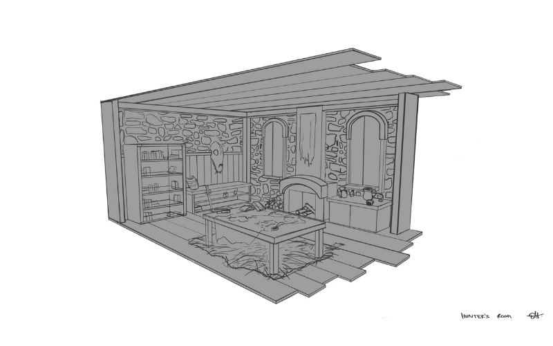A set designer's portfolio piece