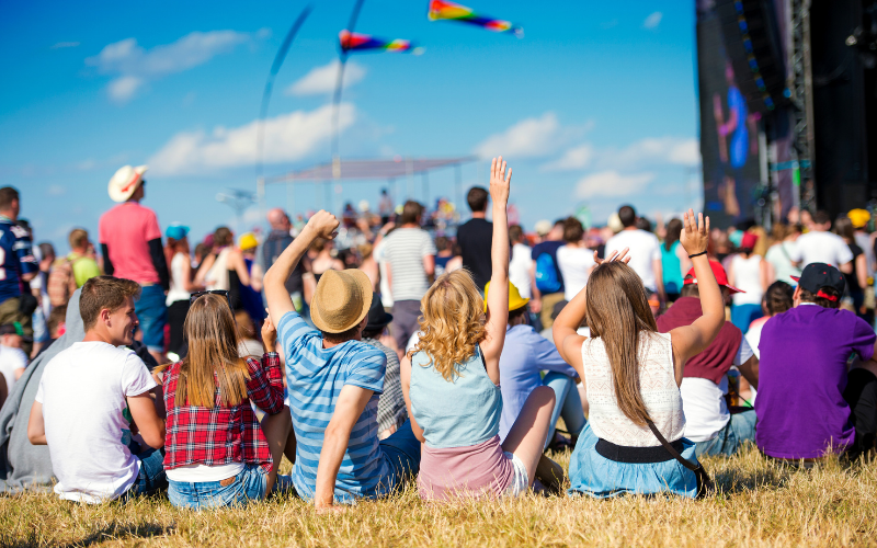 people at a concert