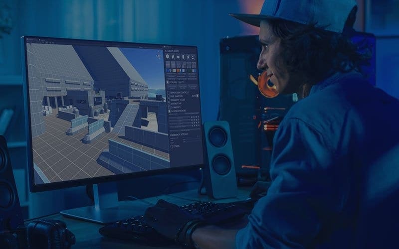 A developer developing AI in gaming.