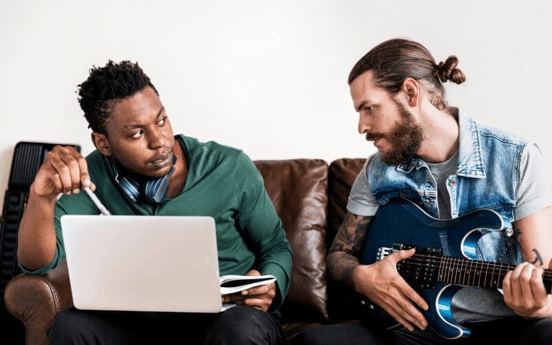 artists collaborating